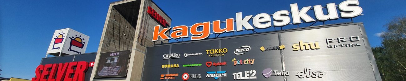 Kagukeskus - Kagu-Eesti suurim ostukeskus